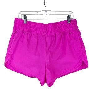 Victoria Secret Pink Active Hot Pink Athletic Hiking Inside Brief Women's XL